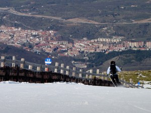 la covatilla Béjar vista desde La Covatilla