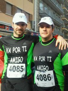 Dos coritos en la San Silvestre Salmantina