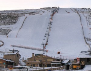 Pista central de La Covatilla