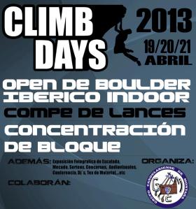 Cartel jornadas Climbdays