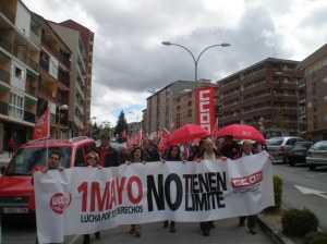 Manifestación 1º de mayo en Béjar