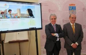 Durante la presentación de la página web