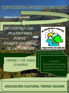 Cartel de la actividad