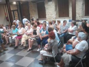 Curso de peinar y vestir candelarias realizado en el Casino Obrero de Candelario
