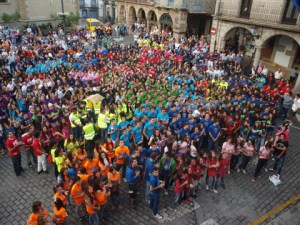 Las peñas de Béjar en la Plaza Mayor