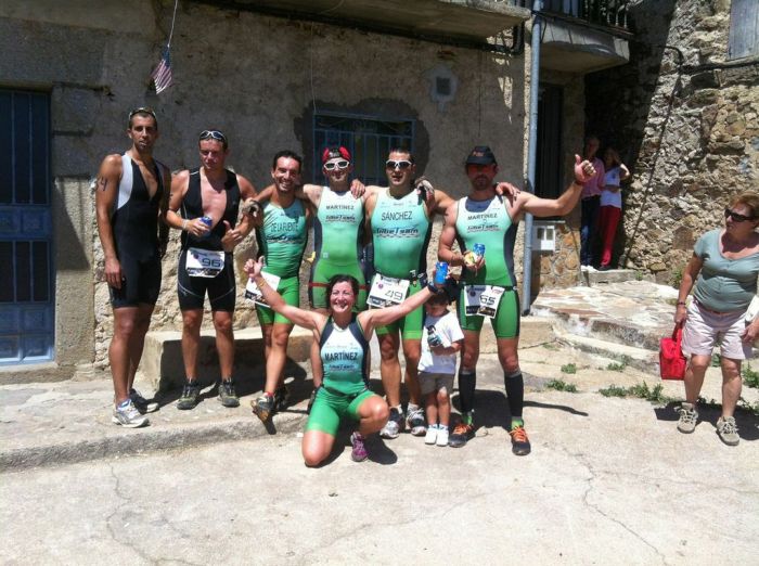 El TribeTeam al finalizar la prueba deportiva