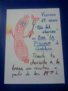 Cartel bar La Piscina