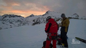 Imagen durante el rescate