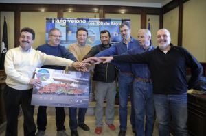 Durante la presentación de la Ruta Vetona. Foto de Raúl Martín.