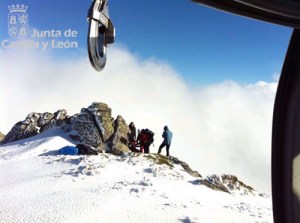 Imagen durante el rescate