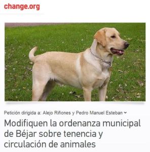 Recogida de firmas iniciada por Gaia