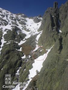 Imagen durante la operación de rescate