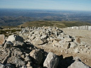 Movimiento de tierras realizados en La Covatilla hace años