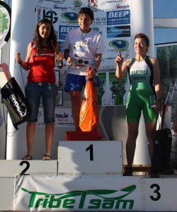 La corita Eva María Martínez tercera en el II Duatlón Cros de Béjar 