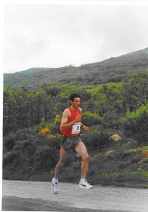 El homenajeado Felipe, vecino y deportista de La Garganta