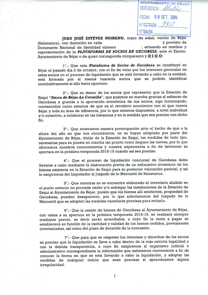 Registro página 1º