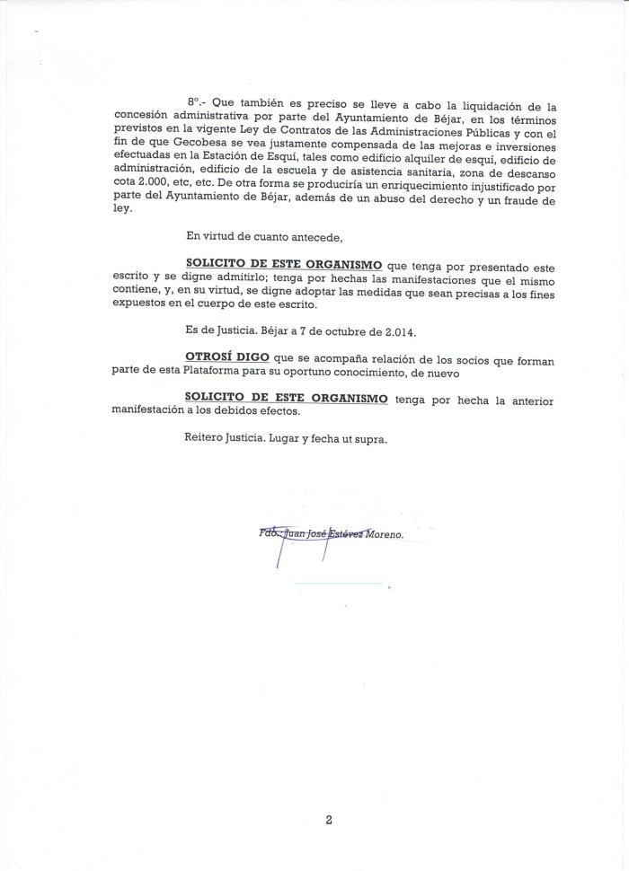 Registro página 2º