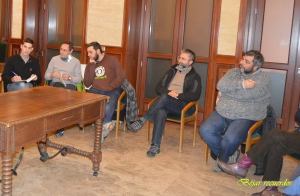 Durante una de las Asambleas de "Entre Todxs Béjar"