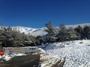 Carretera de El Travieso cortada