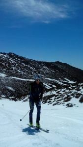 Sergio Cabrero durante la prueba de montaña