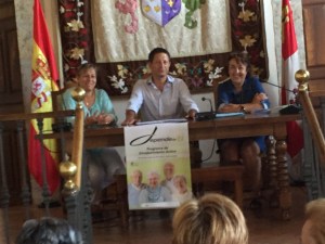 Durante la presentación de las actividades en el salón de plenos del Ayto de Candelario