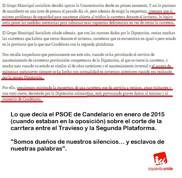 Zas al PSOE
