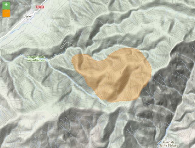 incendio-Jerte-mapa-agosto_EDIIMA20160825_0192_5