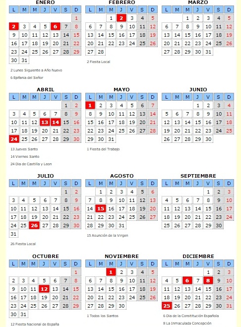 calendario